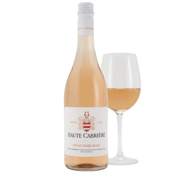 Haute Cabrière - Pinot Noir Rose NV + glass-min